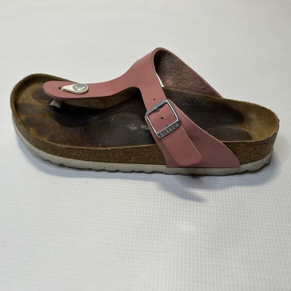 Birkenstock Gizeh Brushed Flamingo Birko-Flor Sandals Vegan Reg 40  US 9 - 9.5 - Picture 2 of 11